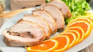 Date-Stuffed Pork Loin