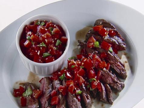 Steak with Asian Bruschetta