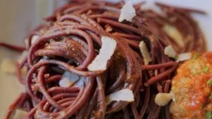 Damaris's Red Wine Spaghetti