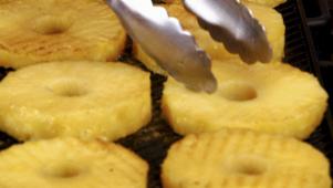 Maple-Grilled Pineapple Rings