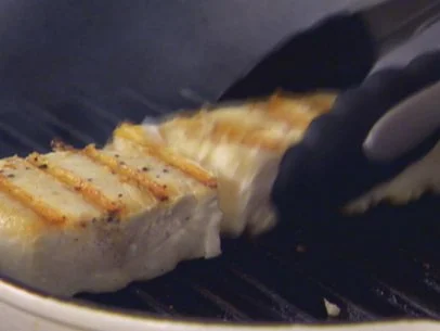 Halibut and Chickpea Salad