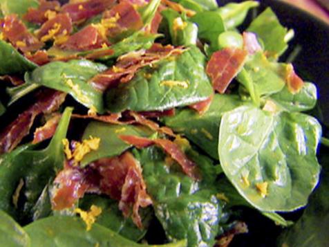 Spinach Salad With Prosciutto