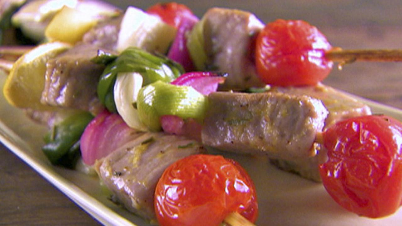Sicilian Tuna Kebabs