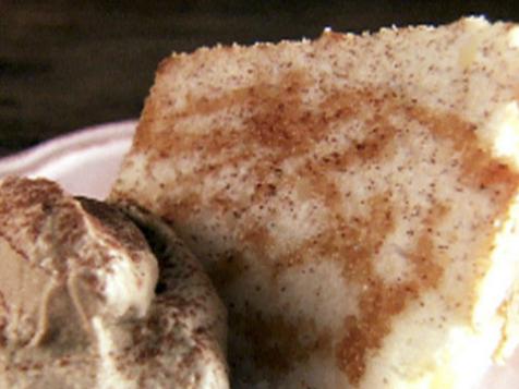 Angel Food Cake with Espresso Mascarpone Cream