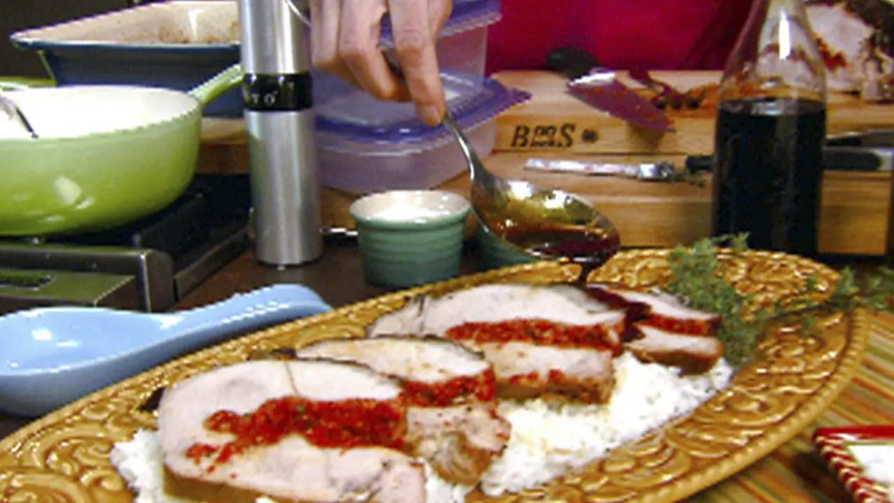 Pork Roast with Tomato Pesto