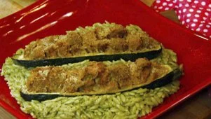 Easy Zucchini Boats with Orzo