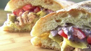 Easy Tuna and Artichoke Panini