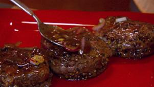 Steak with Peppercorn Crust