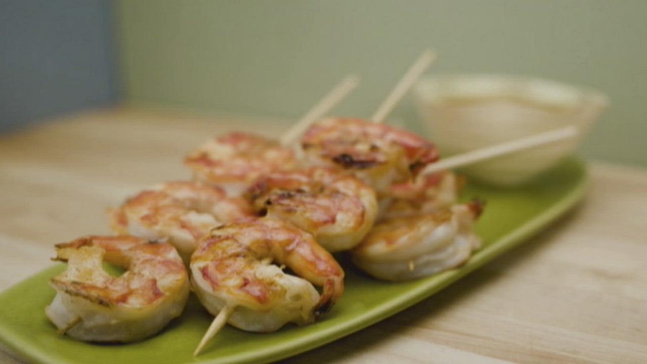 Succulent Shrimp Satay