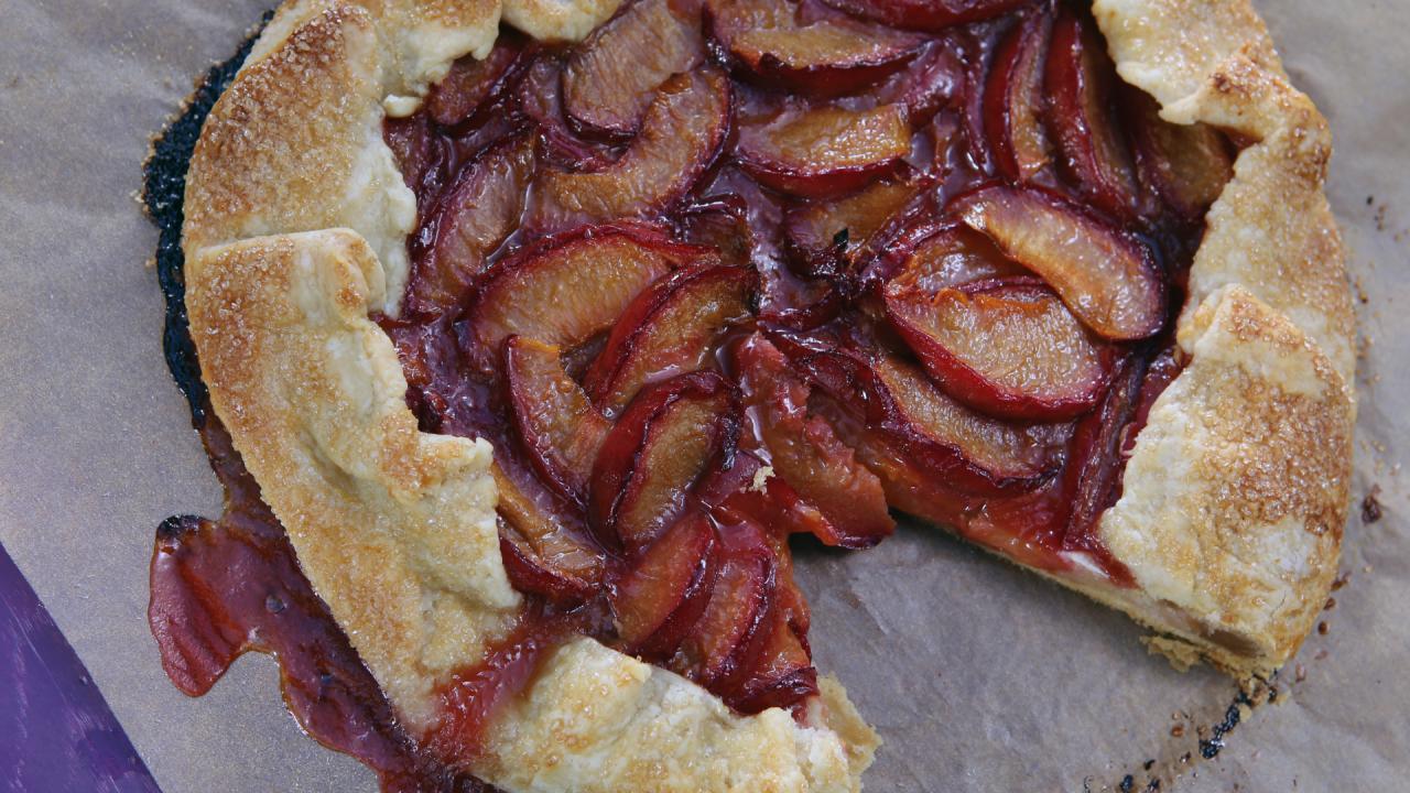 Nancy's Ginger Plum Tart