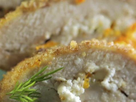 Pecan-Crusted Stuffed Chicken