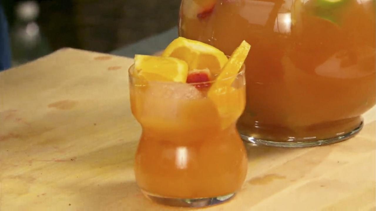 Watermelon-Strawberry Sangria