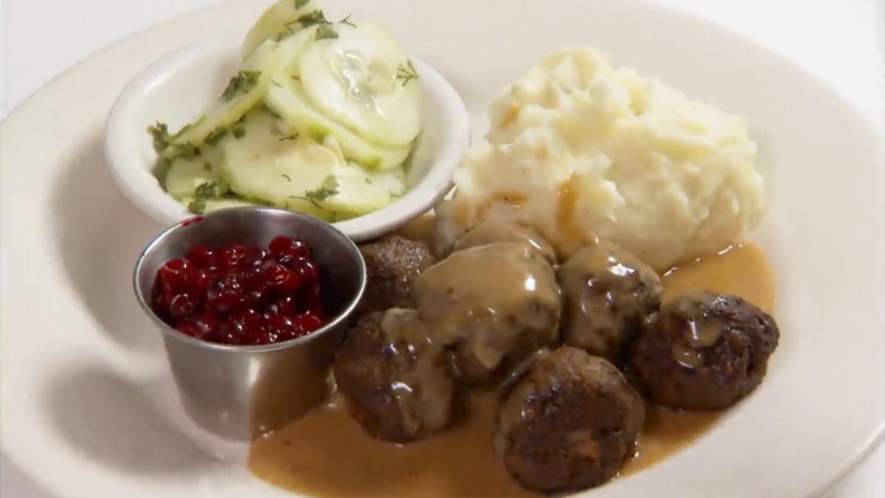 Swedish Meatballs at Tre Kronor