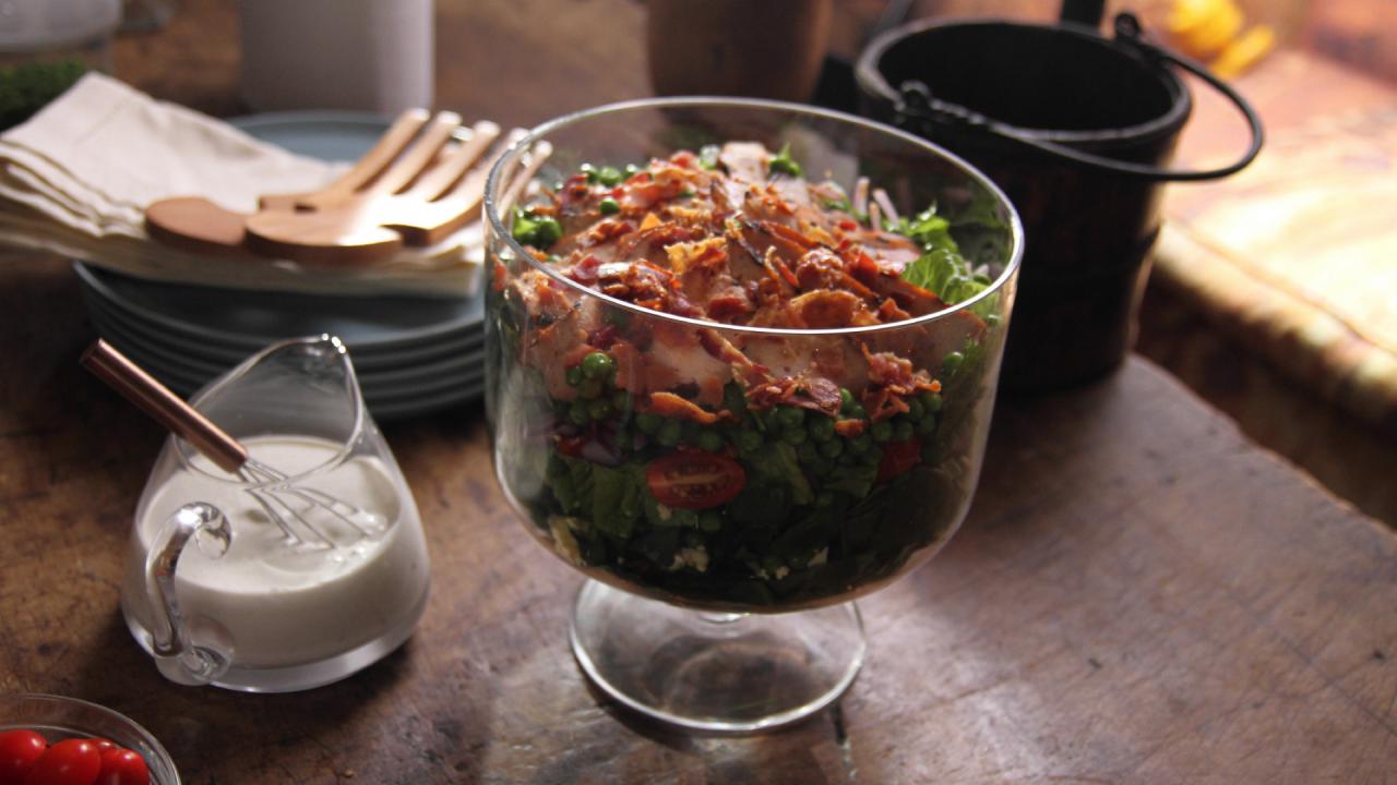 Pork Chop Layered Salad