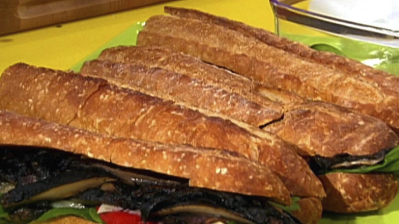 Hearty Grilled Mushroom Subs