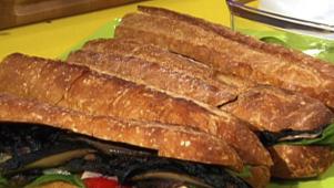 Hearty Grilled Mushroom Subs