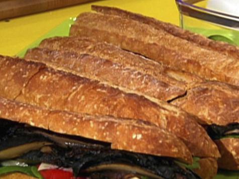 Hearty Grilled Mushroom Subs