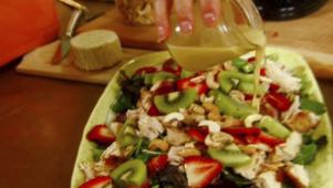 Turkey Strawberry Salad