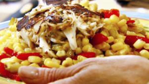 Crab Cakes & Savory Salad
