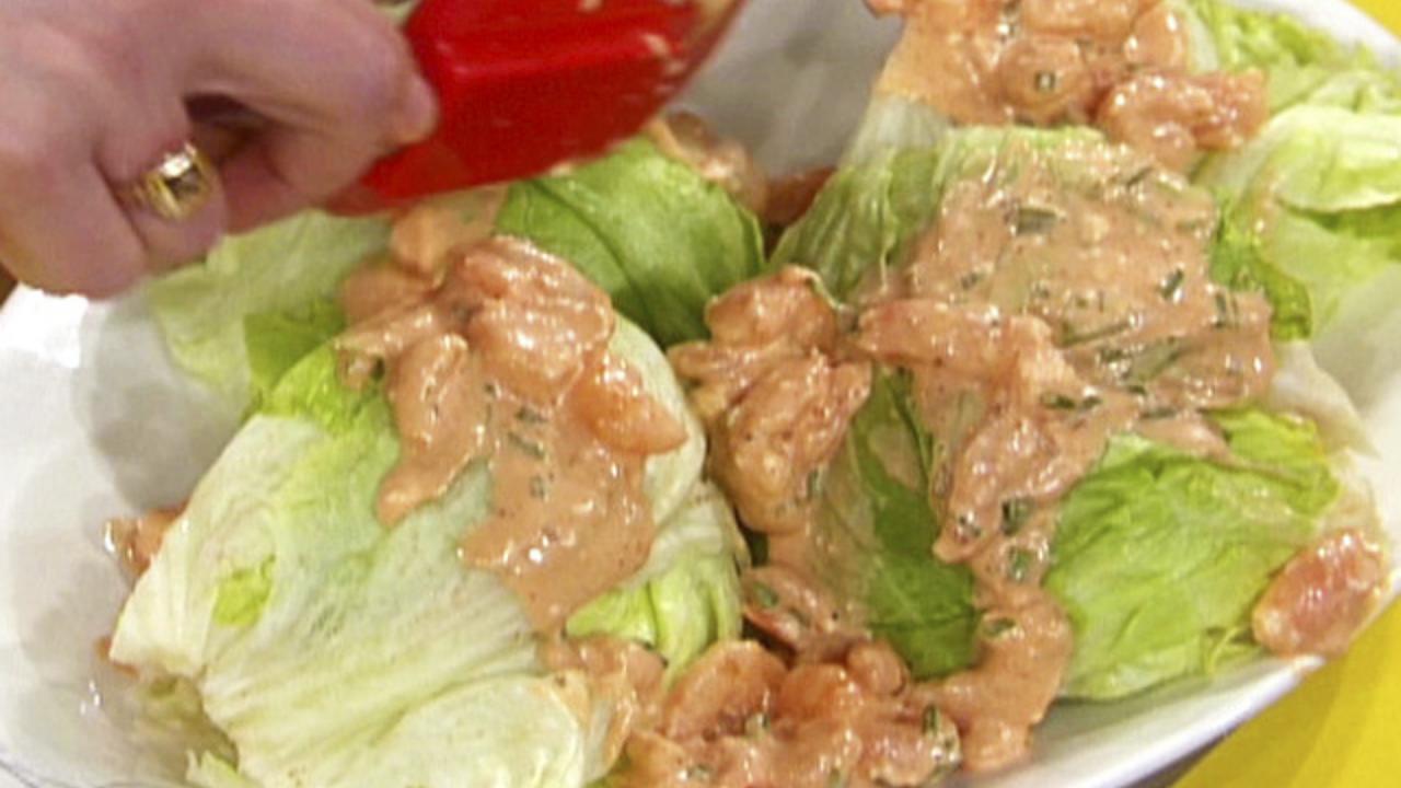 Iceberg With Shrimp Dressing