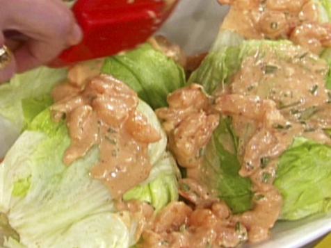 Iceberg With Shrimp Dressing