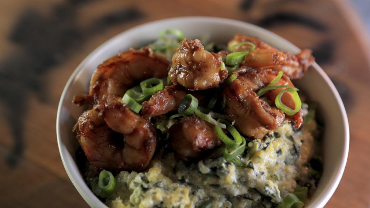 Baked Grits and Collards