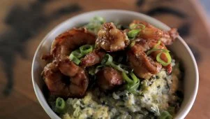 Baked Grits and Collards