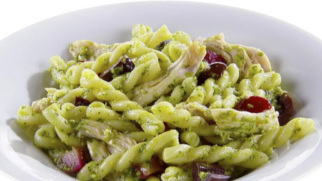 Gemelli with Kale Pesto