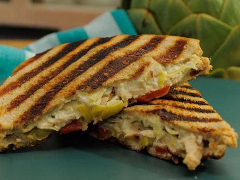 Artichoke-Spinach Panini
