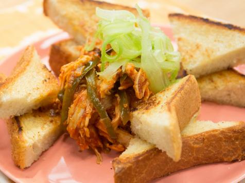 BBQ Chicken on Texas Toast