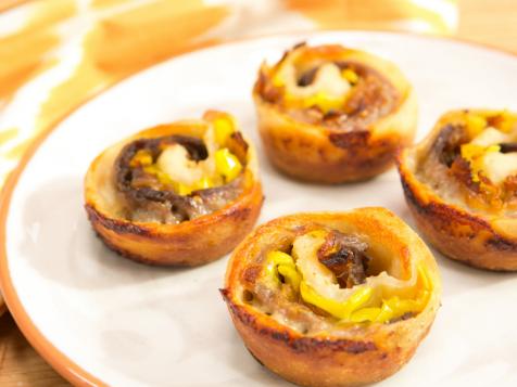 Easy Muffin Tin Cheese Steaks