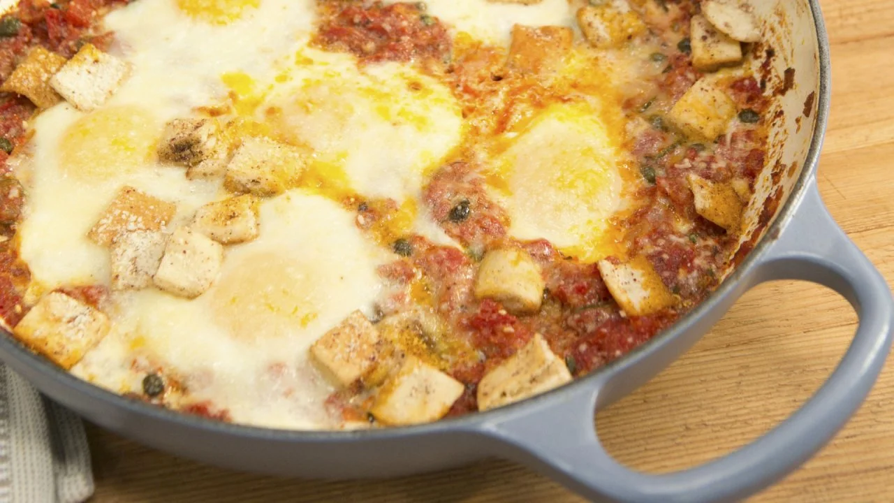 Eggs with Chiles and Capers