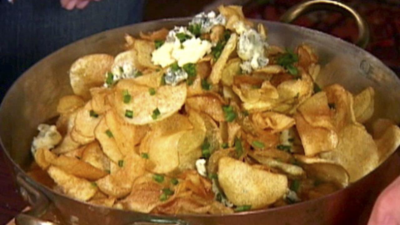 Potato Chips With Blue Cheese