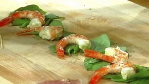 Jumbo Shrimp With Prosciutto