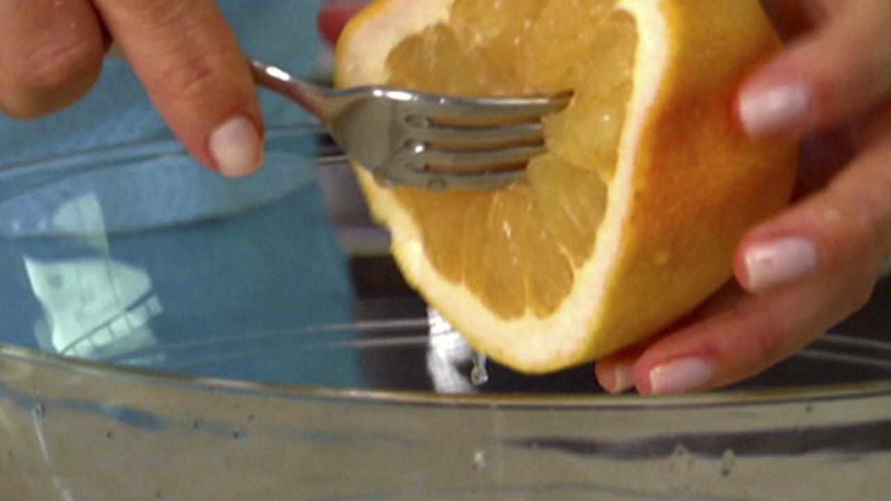 Sweet Grapefruit Zabaglione