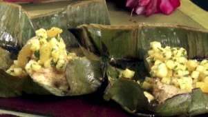 Banana Leaf Wrapped Fish