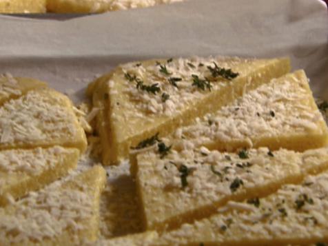 Polenta Crostini Parmesan