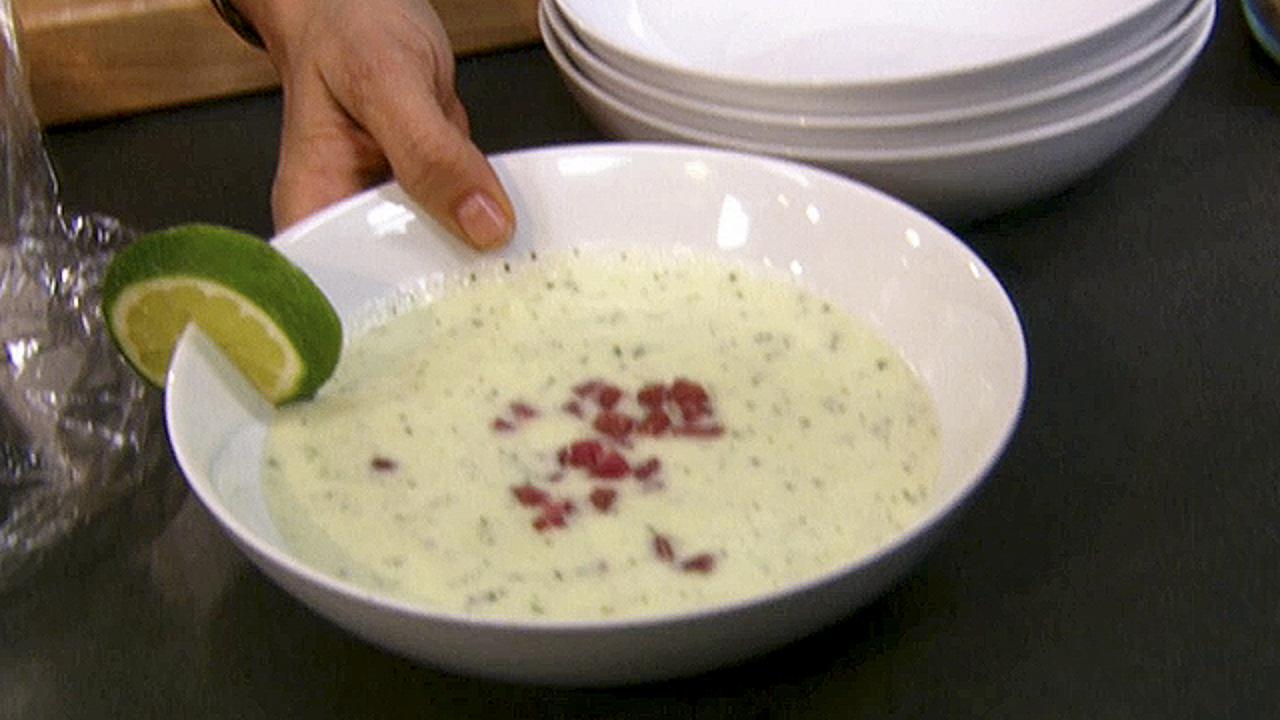 Honeydew Soup With Ham