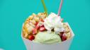 Funnel Cake and Ice Cream