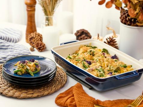 Rainbow Cauliflower Gratin