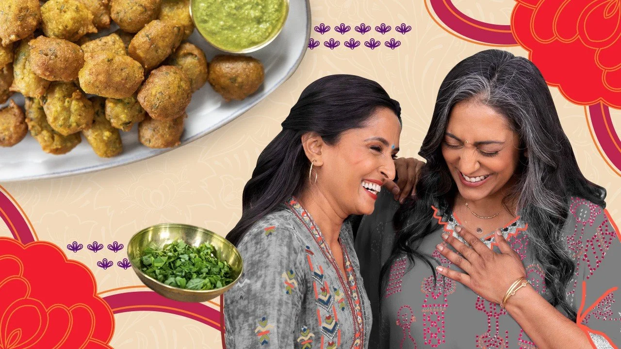 Herbed Desai Vada with Chutney