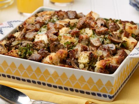 Ree's Sausage Kale Strata