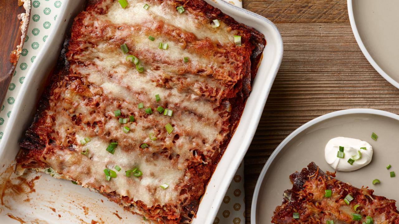 Bobby's Goat Cheese Enchiladas