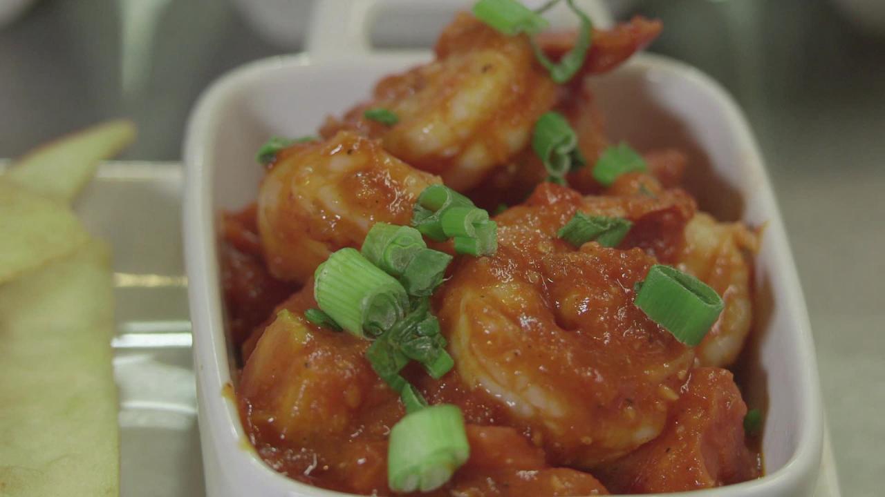 Cajun Shrimp at Heck's Cafe