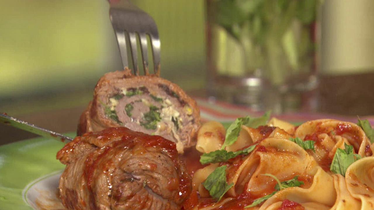 Spinach-Stuffed Braciole
