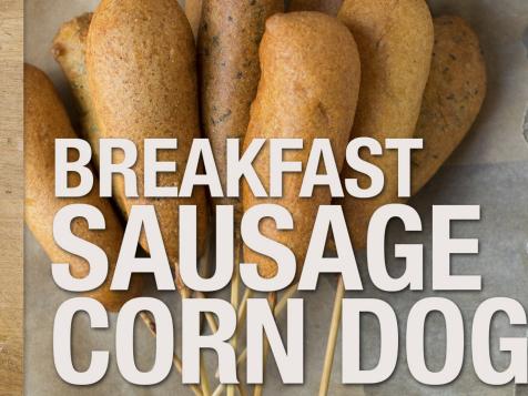 Breakfast Sausage Corn Dogs