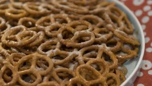 Cinnamon and Caramel Pretzels