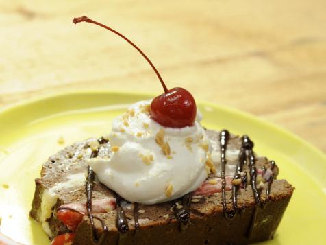 Banana Split Ice Cream Cake