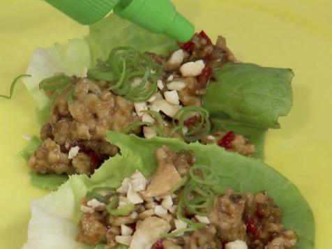 Sweet and Sour Chicken Lettuce Cups