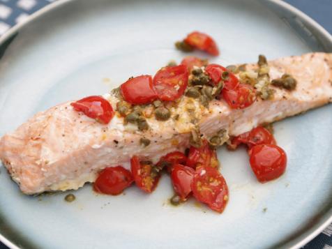 Salmon, Tomatoes and Capers